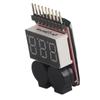 3Pcs Set RC 1S 8S Lipo Battery LED Tester Low Voltage Alarm Buzzer Checker RC Accessory