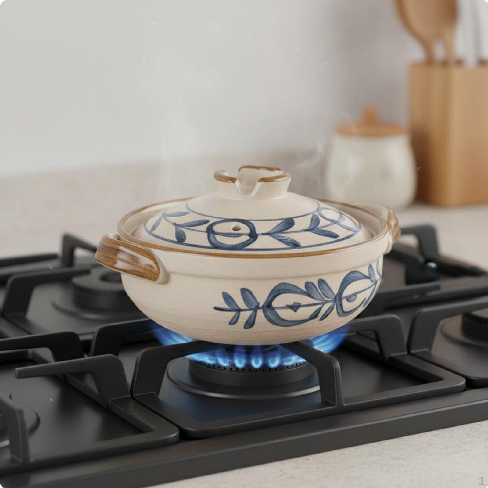 Japanese Design Clay Pot High Temperature Resistant Donabe Heat Retention Stockpot