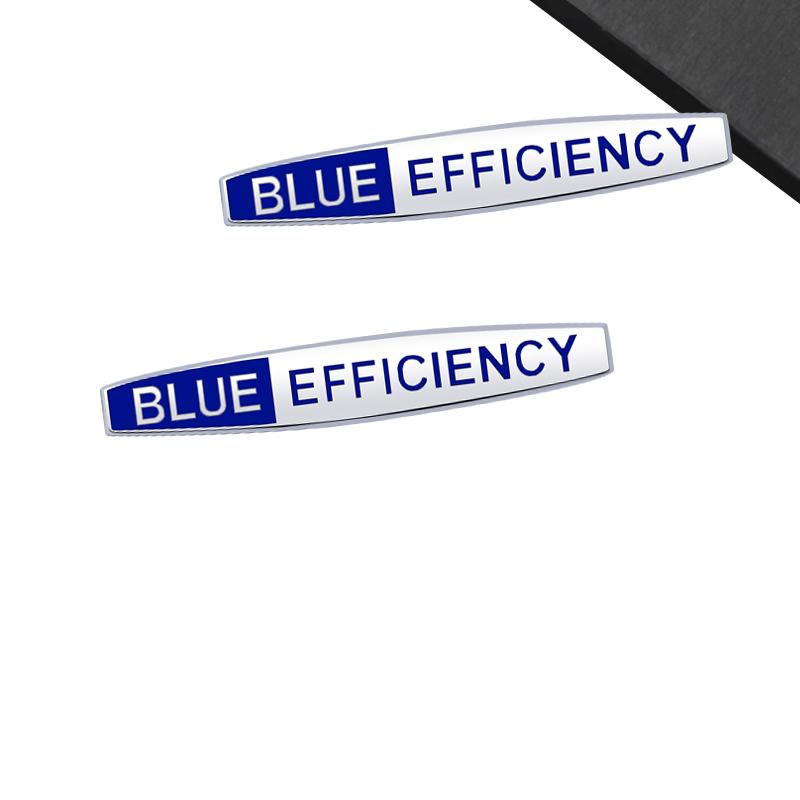 Blue Efficiency Emblem Car Styling 3D Sticker Metal LOGO Badge For w202 C200 w213 w204 Mercedes Benz Lorinser Body Decoration