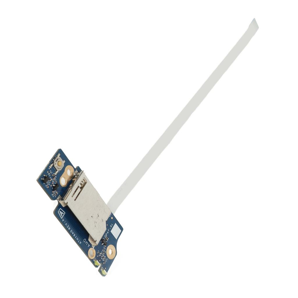 Náhradní deska tlačítka napájení notebooku, deska čtečky karet s flexibilním kabelem pro HP 14S FR