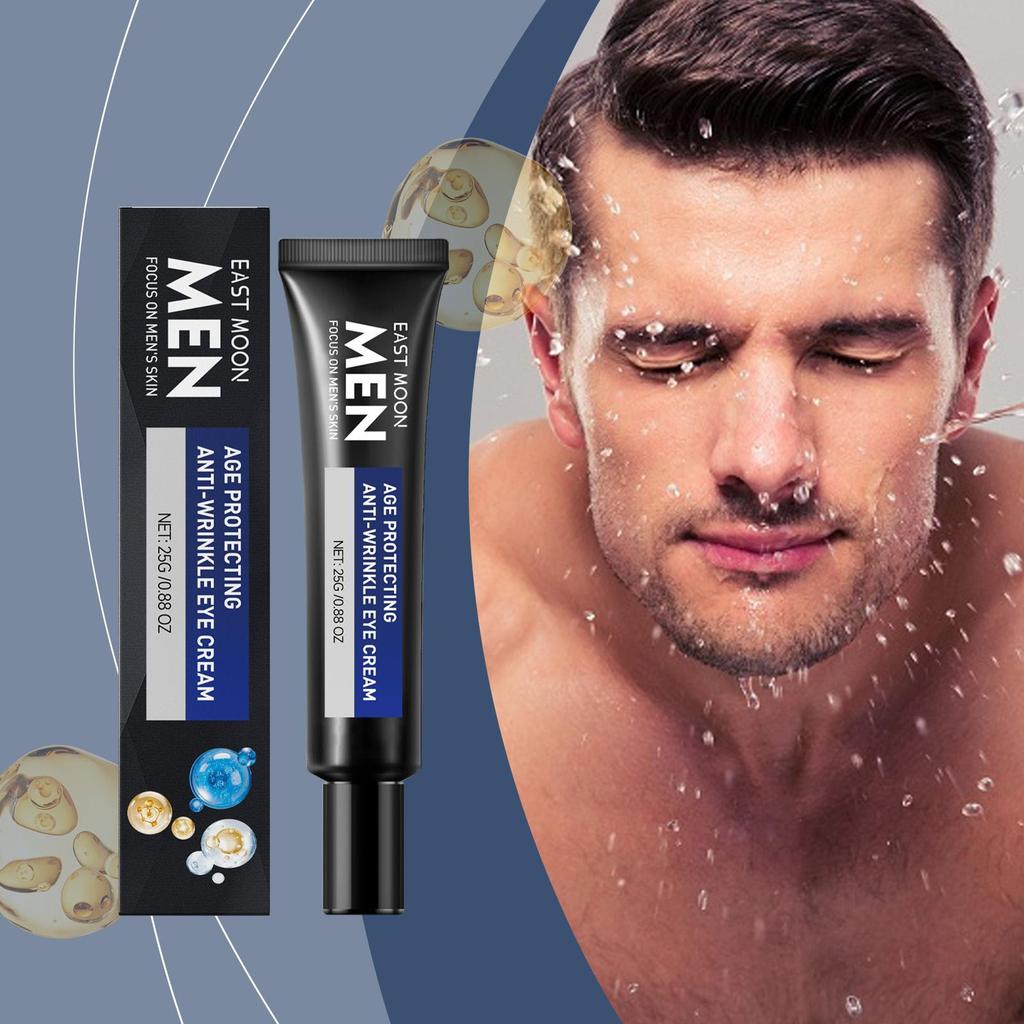 East Moon Men's Multi-effect Anti-wrinkle Eye Cream, Moisturizing, Reducing Bags Under the Eyes, Improving Fine Lines, Repairing Cream