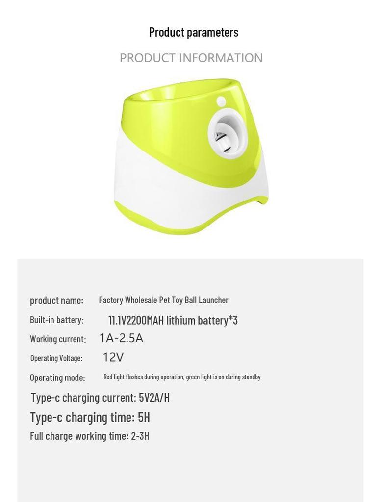 Smart Automatic Dog Ball Launcher - Outdoor Pet Toy Throwing Machine