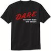 90s Retro Graphic Vintage DARE Inspired Design TShirt 100 Cotton ONeck Short Sleeve Summer Casual Unisexs Tshirt Streetwear