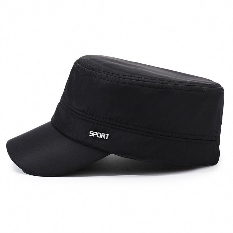 Fashionable Outdoor Sun Hat With Solid Color And Letter Print Design For Spring And Autumn Activities