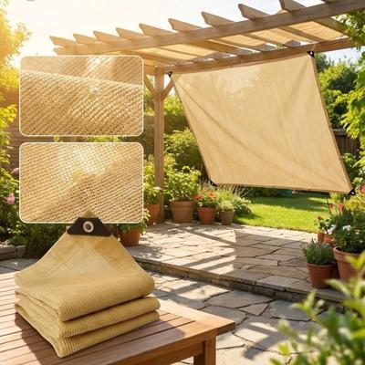 1pcs Encrypt Thicken Balcony Privacy Fence Net Courtyard Sun Protection Net Used for Outdoor Terrace Carport Party Canopy Multi Functional Mesh Fabric