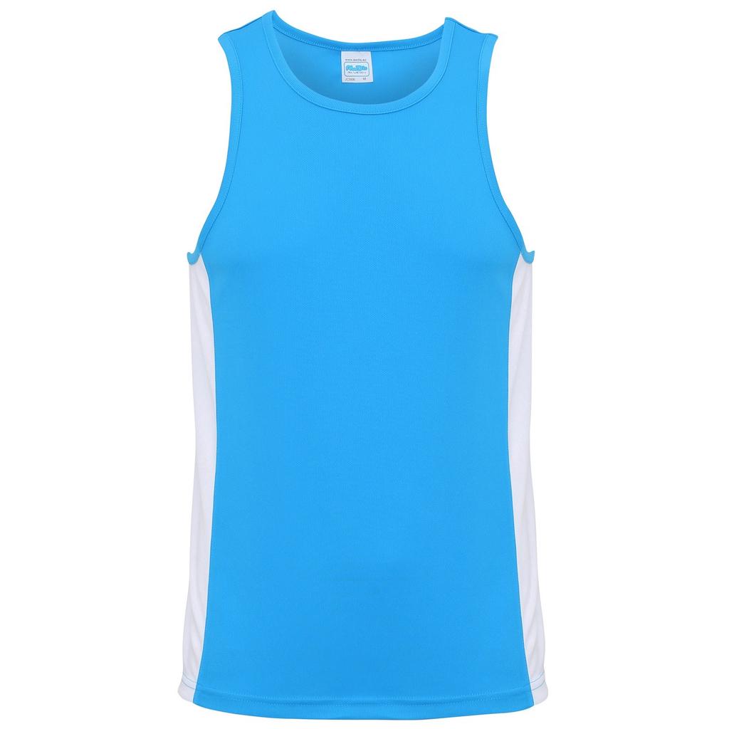 AWDis Just Cool Contraste Débardeur Gym Débardeur Wickable Respirable Sport Running JC008 AWDis Just Cool Contraste Débardeur Gym Débardeur Wickable Respirable Sport Running JC008