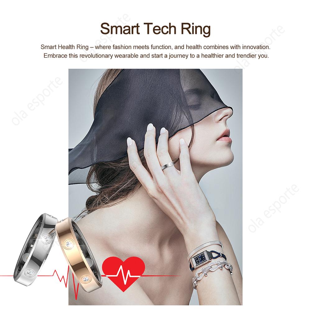 Smart Ring Heart Rate Sleep Blood Pressure Blood Oxygen Body Temperature Monitoring  New Multi-Sport Mode Smartring Women