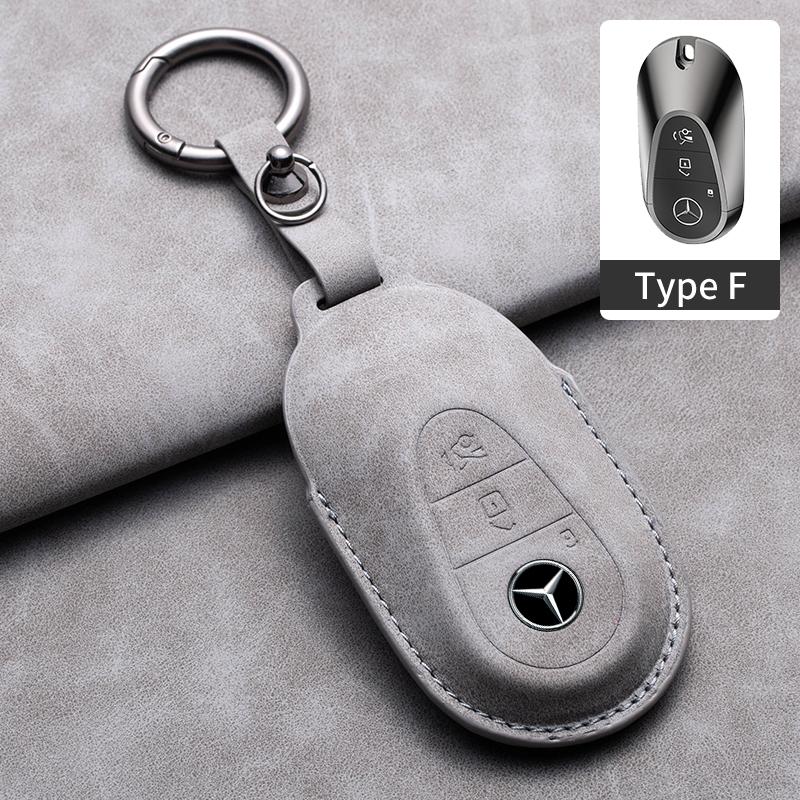 Car Key Case Cover For Mercedes Benz A C E S G Class GLC CLE CLA GLB GLS W177 W205 W213 W222 AMG W206 W223 S350 C260 C300 S400