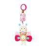 Baby Stroller Mobile with Rabbit, Bee, Bird, Owl & Dog Toys - Hanging Ornament & Bed Bell