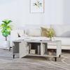 VidaXL Table basse Gris béton 102x50x40 cm Bois d'ingénierie 812703