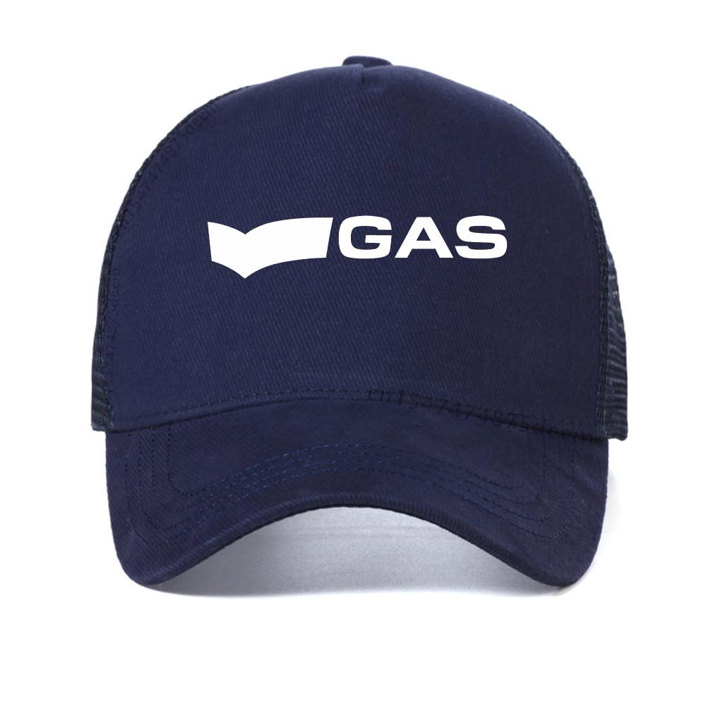 

GAS letter pattern printed baseball cap Unisexs summer fashionable casual sports caps Breathable adjustable trucker hats mesh hat Adjustable