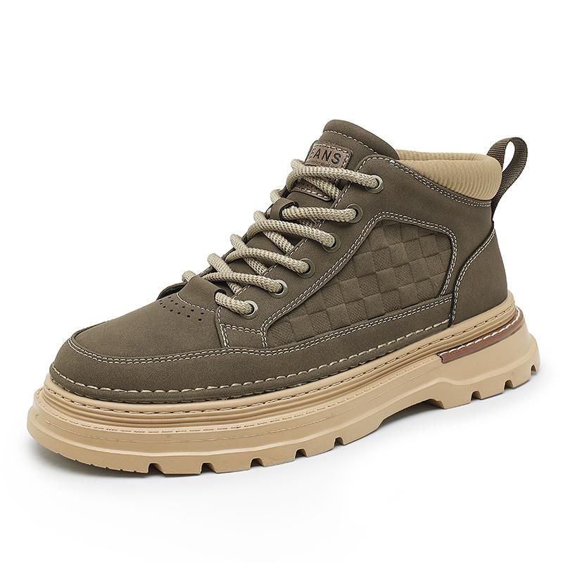 

Модные мужские туфли с высоким верхом Модный дизайнерский стиль Отдых на природе Вечеринки Повседневные Офисные походы Взрослые молодежные качественные удобные туфли 44 коричневый