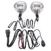 Motorcycle Fog Lights 4.5inch LED Auxillary Headlight Chrome/Balck Fit For  Motorbike Offroad Vehicle BMW R18 Classic R18B Honda