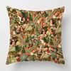 Christmas Series Throw Pillow Cover With Short Plush Print Living Room Sofa Decoration Cushion Cover Pillow Covers Decorative