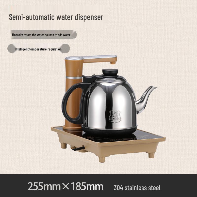 Automatic Electric Tea Brewing Kettle with Built-in Teapot and Stand