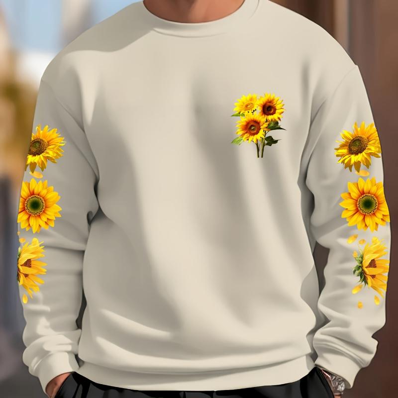 

Men s Crew Neck Sweatshirt, Fleece Lined & Warm, For Cold Weather Travel & Camping S