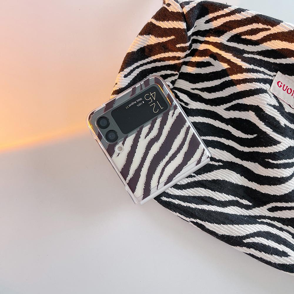 Für Samsung Z Flip 4 Hülle Kuhmuster Transparent Faltbare Handyhülle Für Samsung Z Flip 3 Zflip4 5g Stoßfest Harte Rückseite