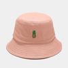 Panama Bucket Hat Fruit Strawberry Embroidered Fishing Cap Men Women Travel Beach Sun Hats