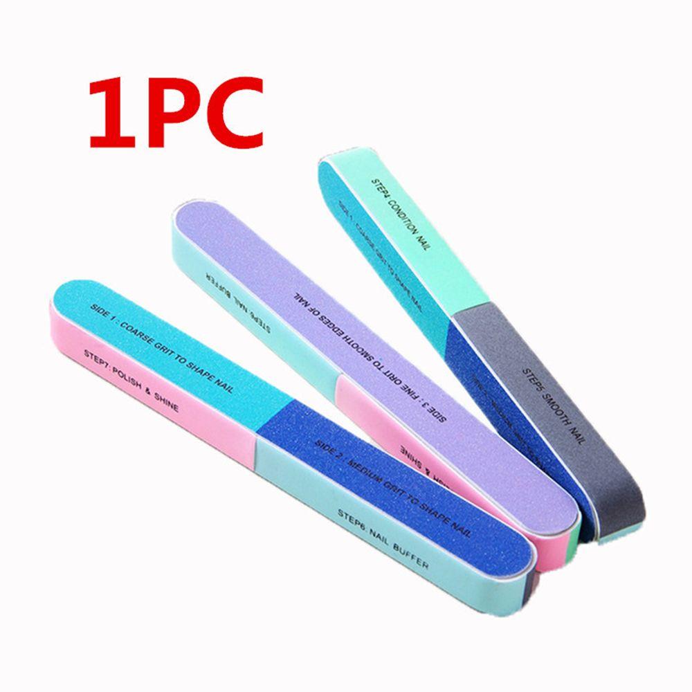 

Colorful Nail Remover Strips Nail Care Nail Buffer Nail File Nail Art Tool Six-sided Polishing