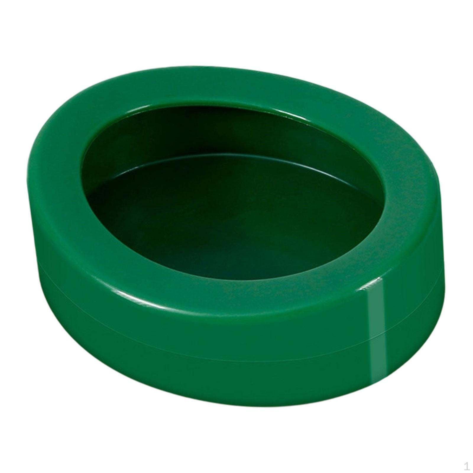 

Миска для корма для рептилий, кормушка, аксессуары для аквариума для лягушки, черепахи зелёный