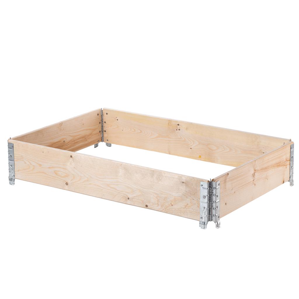 KADAX Paletový nástavec Dřevěný Kontejner na paletu Záhon Bylinková zahrádka