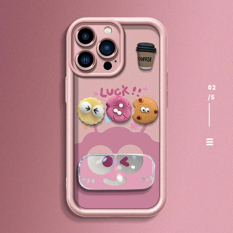 

Coffee Briquettes for Apple Phone Case 16promax New 15promax Cartoon 14plus All Inclusive 13 For Apple 6