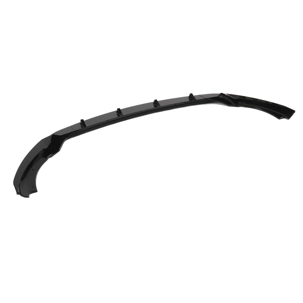 3 Sections Front Bumper Lip Diffuser Sturdy Front Bumper Lip Spoiler Replacement for   A‑Class W176 Standard Pre‑facelift