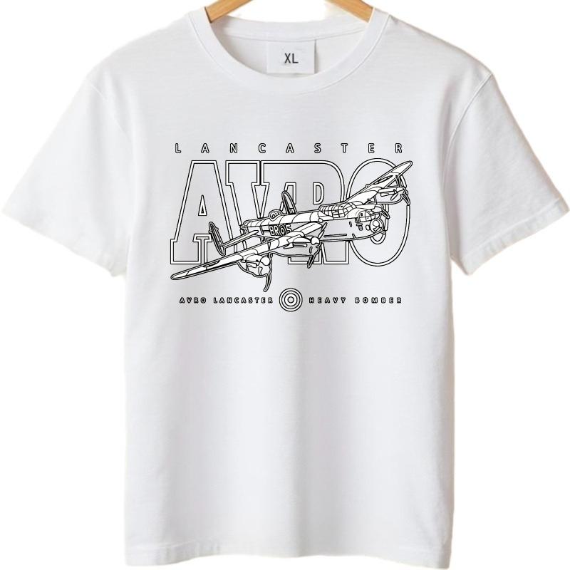 Casual Avro Lancaster Heavy Bomber Aircraft Design Everyday Unisex Tee Shirt 2026 Summer Unisexs Clothing Womens Clothing T Shirt
