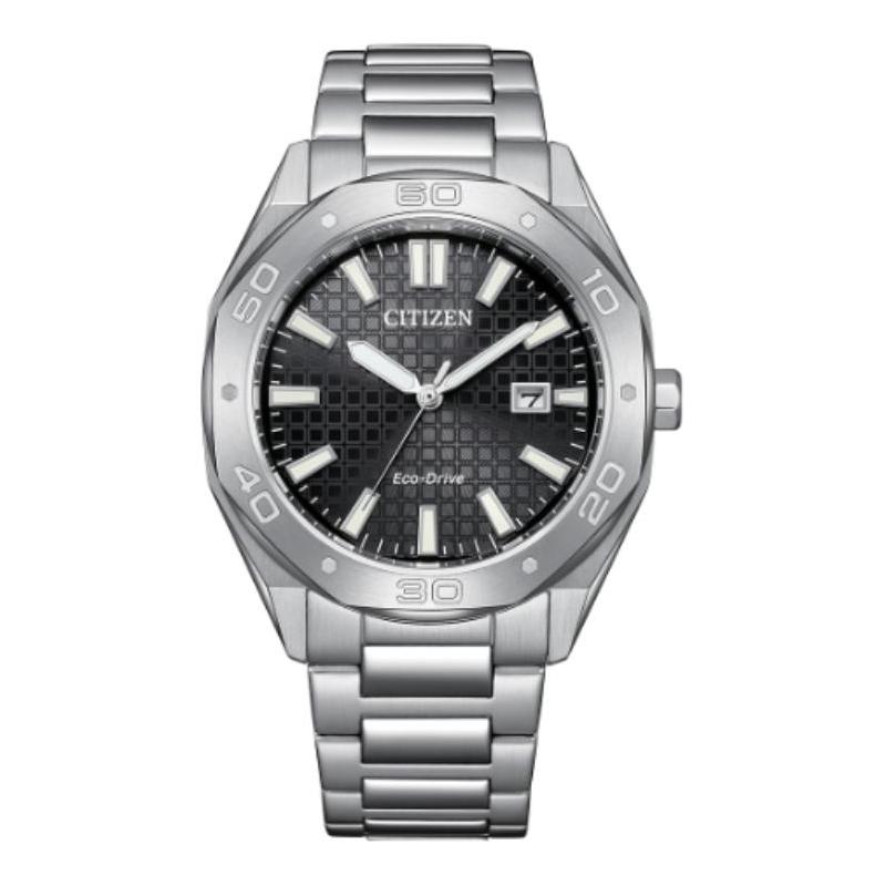 

CITIZEN watch series 100 meters waterproof light Quartz Steel Strap 41mm men s watch black dial BM7630-80E чорний