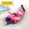 30cm Reborn Baby Girl Doll - Soft Vinyl Soothing Toy for Children