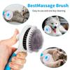 Cat Grooming Brush, Self Cleaning Slicker Brushes for Dogs Cats Pet Brush Tool Gently Removes Loose Undercoat, Mats Tangled Hair Massage-Self