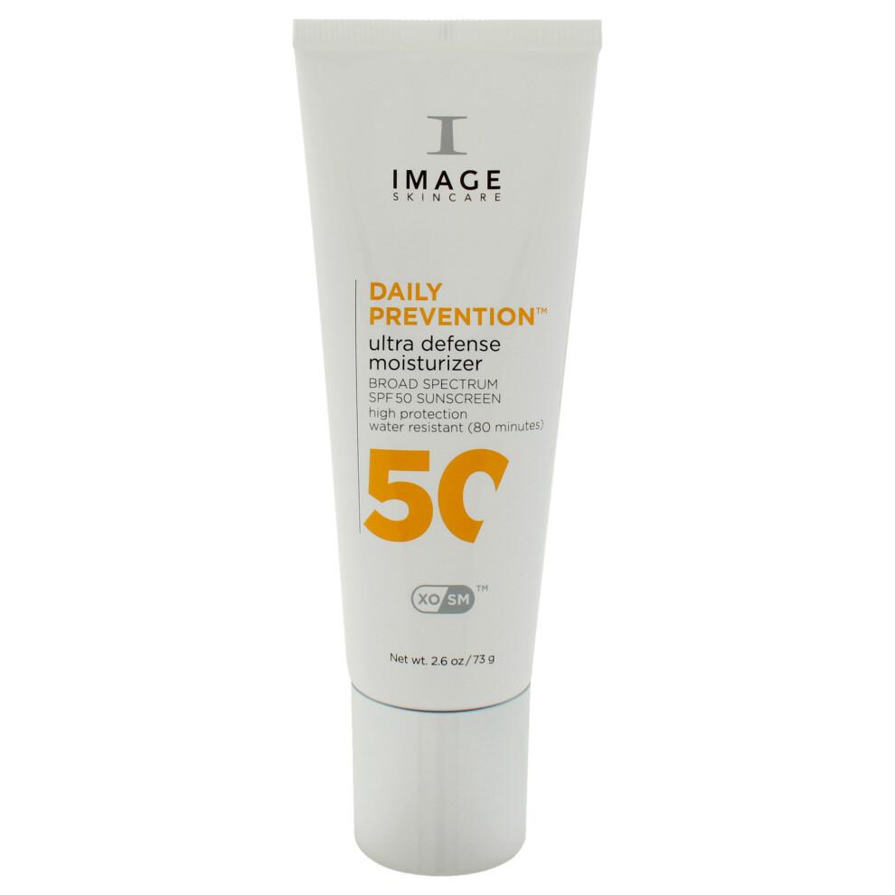 Daily Prevention Ultra Defense Moisturizer SPF 50 by Image for Unisex - 2.6 Oz Sunscreen
