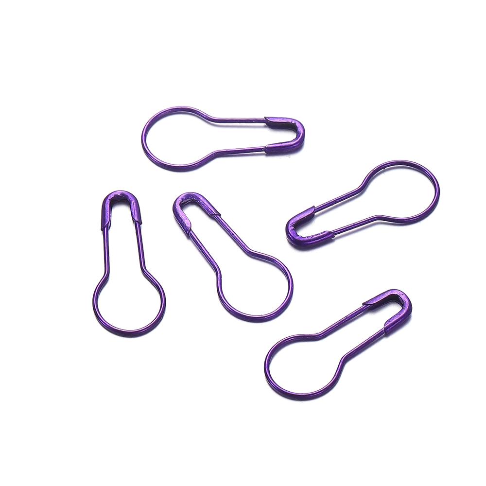 50/100pcs/Lot Colorful Gourd Shape Safety Pins Paper Clip DIY Sewing Tools Metal Needles Large Safety Pin Brooch Accessories