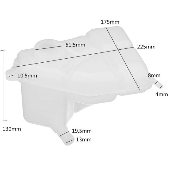 Car Expansion Coolant Water Header Tank Bottle 1221362 For Ford Fiesta 2001-2008