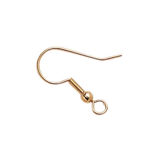 MégaCréa DIY - Boucles d'oreille américaines Crochet 19 mm Doré 6 pièces