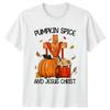Pumpkin Spice And Jesus Christ Unisexs TShirt Fall Season