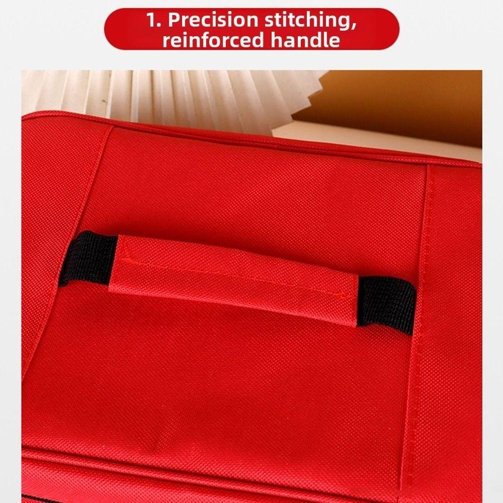 Lightweight Travel Medicine Bag Multi-Functional Adjustable Strap Medicine Storage Box Large Capacity Quick Access