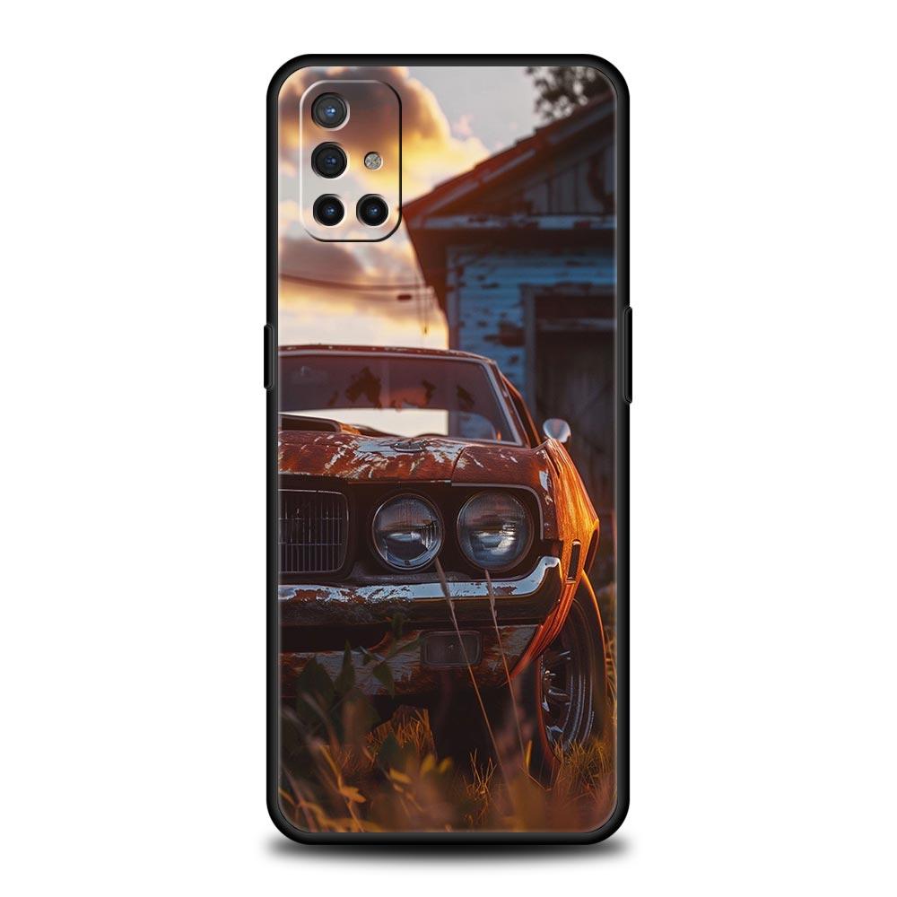 White Car Phone Case For OnePlus 15 13 12 11 10 Pro 13T 13R 12R 9 8T 8 7 7T 9R Nord 2T CE 2 3 4 5G Soft Cover