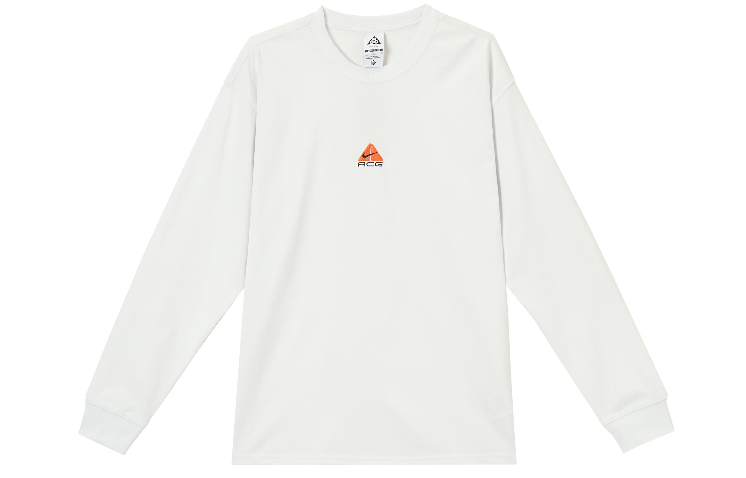 Nike logo-print long-sleeve T-shirt DR7754-121 L