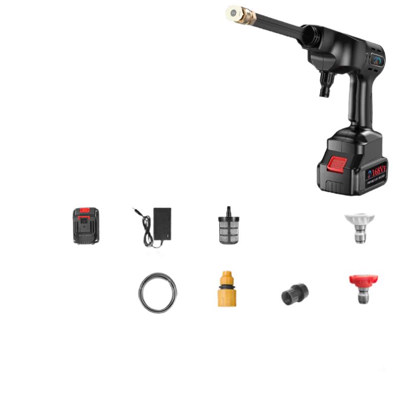 BanJu Cordless Electric High-Pressure Car Wash Water Gun Set CN plug (adapter included)