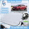 Car Snow Cover For Volkswagen VW Golf Mk8 CD1 CG5 2022 2023 2024 Front Windshield Winter Winter Shade Visor Shield Accessories