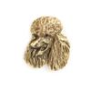 Poodle - gold-plated pin brooch, elegant dog ornament, unique pin by Art-Dog brand