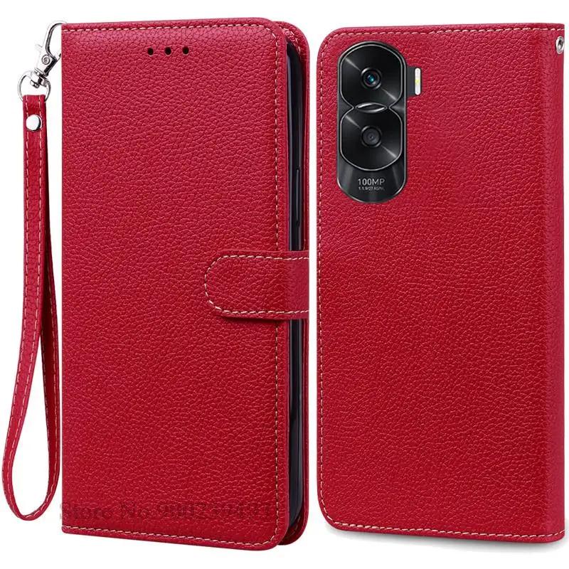 16 barev Pouzdro Honor 90 Lite Pro Honor 90 Lite 5G Pouzdro Kožená peněženka Flipové pouzdro pro Huawei Honor 90 Lite 5G Ochranný kryt slotu na kartu