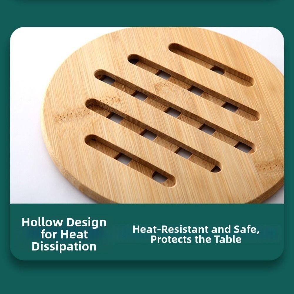 2Pcs Anti Scald Heat Resistant Holder Square/Round Drink Insulation Pad  Housewarming Gift