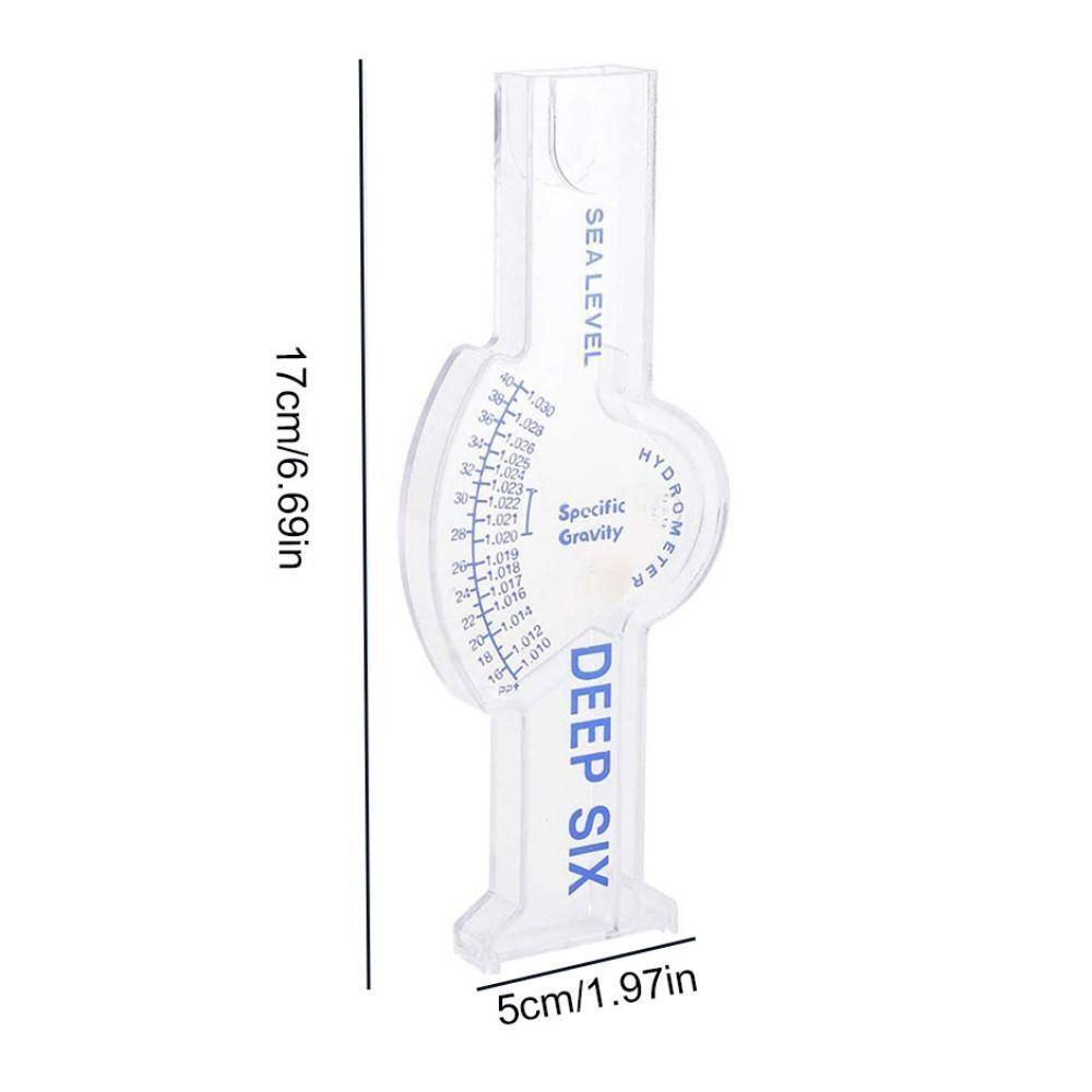 Portable Seawater Hydrometer High Precision Sea Water Density Meter New Fish Tank Hydrometer