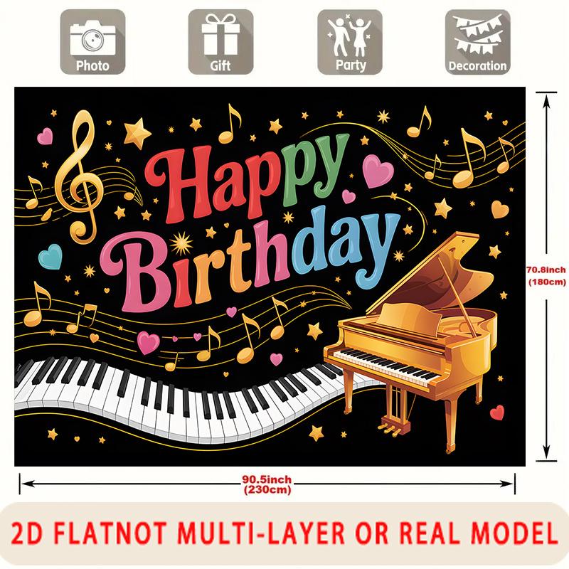 Party Backdrop Happy Birthday Birthday Photo Booth Background Front Door Decor