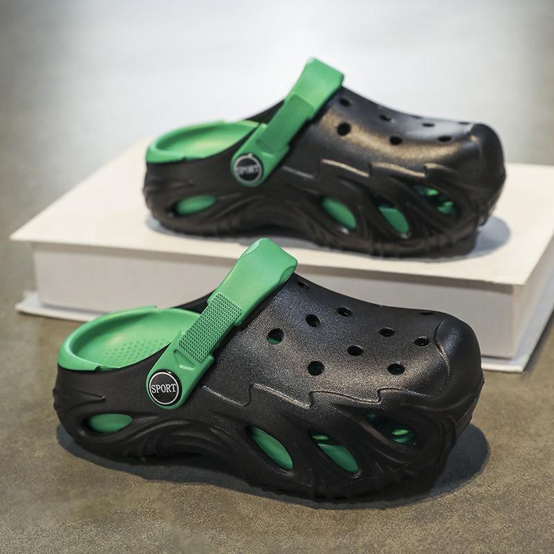 Minecraft children s slippers boys hole shoes summer new boys sandals older children non-slip beach shoes 28 yards