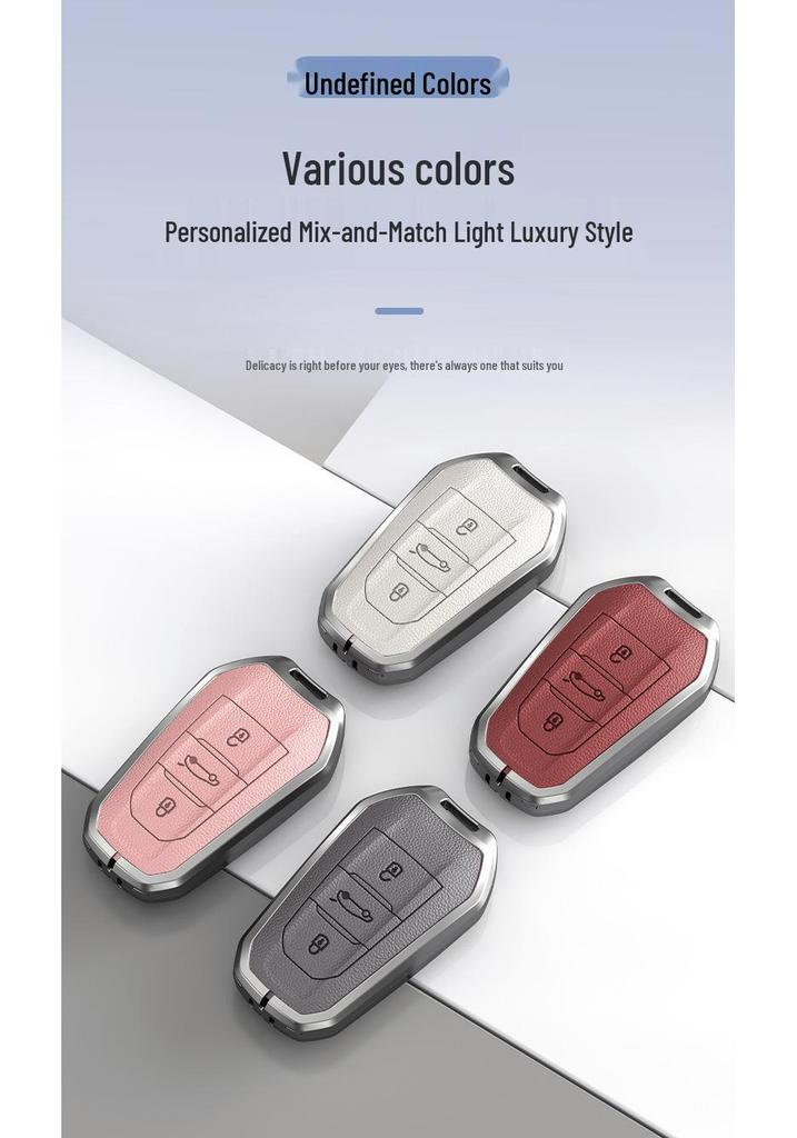 Car Key Cover & Buckle for Citroen C3XR, C4L, Tianyi, C5, C4 Sega, Elysee, C6 Models