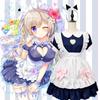 Maid, Soft Girl Love Chest Dress Cos Animation Clothing Maid Outfit