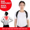 Back   Corrector for Men and Women Shoulder Support Belt with   Straps (Black)